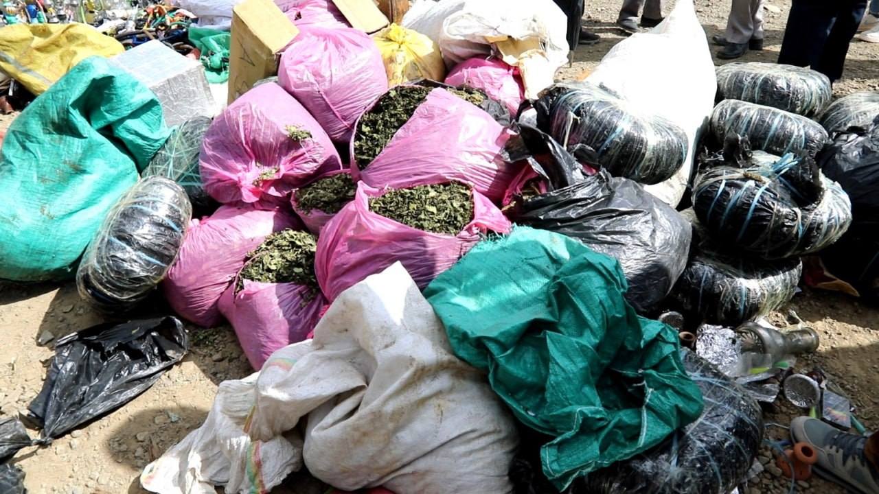 You are currently viewing ከ17 ሺህ በላይ የሺሻ ዕቃዎችና 605 ኪሎ ግራም ሀሺሽ ተወገደ