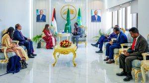 Read more about the article የውጭ ጉዳይ ሚኒስትር ጌዲዎን ጢሞቲዎስ (ዶ/ር) ከፍልስጤም የውጭ ጉዳይ ሚኒስትር ጋር ተወያዩ