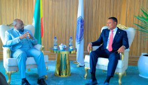 Read more about the article ኮሚሽነር ጀነራል ደመላሽ ገ/ሚካኤል በኢትዮጵያ የአሜሪካ አምባሳደር ኤርቪን ማሲንጋን በቢሮአቸው ተቀብለው አነጋገሩ
