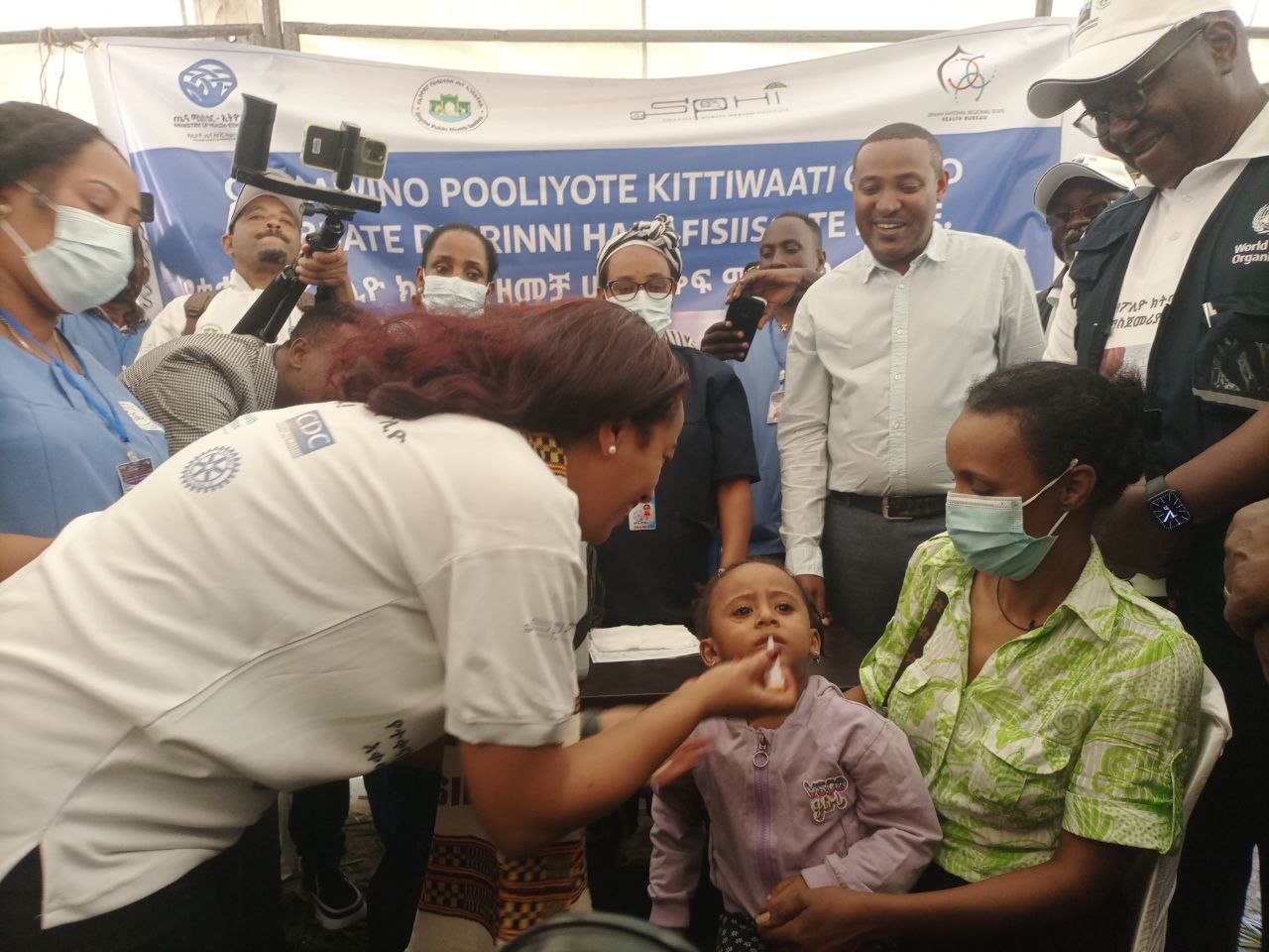 You are currently viewing በተቀናጀ ሀገር አቀፍ የፖሊዮ ክትባት ዘመቻ 24.8 ሚሊየን ሕጻናት ይከተባሉ