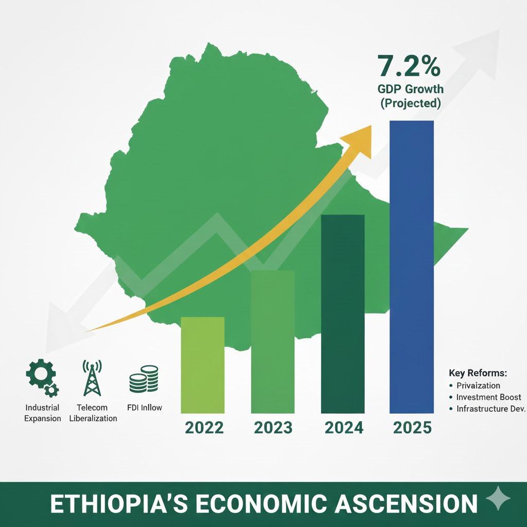 You are currently viewing የደቡብ አፍሪካው “ቻናል አፍሪካ” የኢትዮጵያ የኢኮኖሚ ማሻሻያ ለውጥ እያመጣ መሆኑን ዘገበ