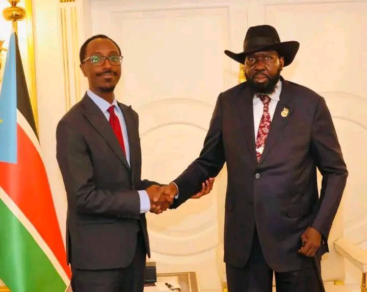 You are currently viewing የውጭ ጉዳይ ሚኒስትር ጌዲዎን ጢሞቲዎስ (ዶ/ር) ከደቡብ ሱዳኑ ፕሬዝዳንት ሳልቫ ኪር ማያርዲት ጋር ተወያዩ