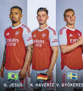 Read more about the article አርሰናል በውድድር ዓመቱ ለመጀመሪያ ጊዜ ሶስት የፊት አጥቂዎችን የሚያሰልፍበት መርሃ ግብር