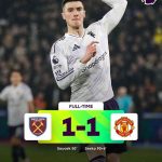 Read more about the article ማንችስተር ዩናይትድ ከዌስትሃም አቻ ተለያየ