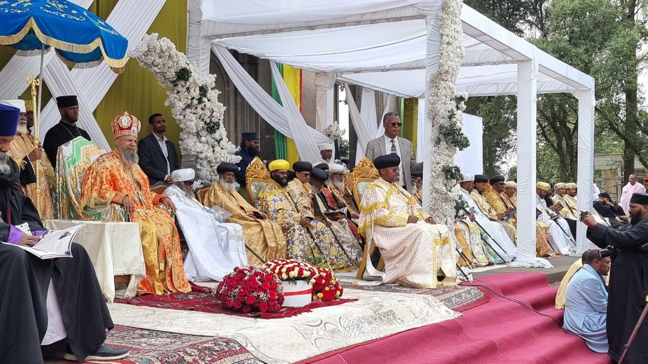 You are currently viewing የብጹዕ ወቅዱስ አቡነ ማትያስ 13ኛ ዓመት በዓለ ሲመት በተለያዩ መንፈሳዊ ስርዓቶች እየተከበረ ነው