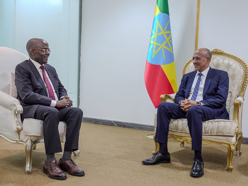 You are currently viewing ምክትል ጠቅላይ ሚኒስትር አቶ ተመስገን ጥሩነህ ከዓለም አቀፉ የቴሌኮሙኒኬሽን ሕብረት ዳይሬክተር ጋር ተወያዩ