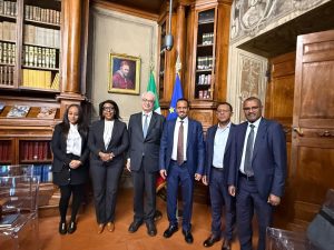 Read more about the article ጣልያን በማቴይ እቅድ የኢትዮጵያን ስትራቴጂካዊ መሰረተ ልማቶች ለመደገፍ ቁርጠኛ መሆኗን ገለጸች