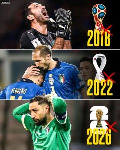 Read more about the article ጣልያን ከዓለም ዋንጫ ውጪ ሆነች