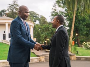 Read more about the article ጠቅላይ ሚኒስትር ዐቢይ አሕመድ(ዶ/ር) የሞዛምቢክ ሪፐብሊክ ፕሬዝደንት ዳንኤል ፍራንሲስኮ ቻፖን ተቀበሉ