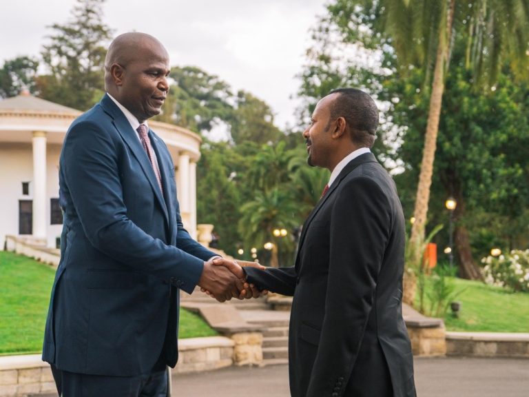 ጠቅላይ ሚኒስትር ዐቢይ አሕመድ(ዶ/ር) የሞዛምቢክ ሪፐብሊክ ፕሬዝደንት ዳንኤል ፍራንሲስኮ ቻፖን ተቀበሉ