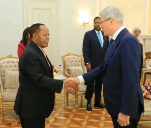 Read more about the article ፕሬዝዳንት ታዬ አፅቀሥላሴ ከሮማኒያ ፕሬዝዳንት ከፍተኛ አማካሪ ዳቺያን ቺዮሎሽ ጋር ተወያዩ