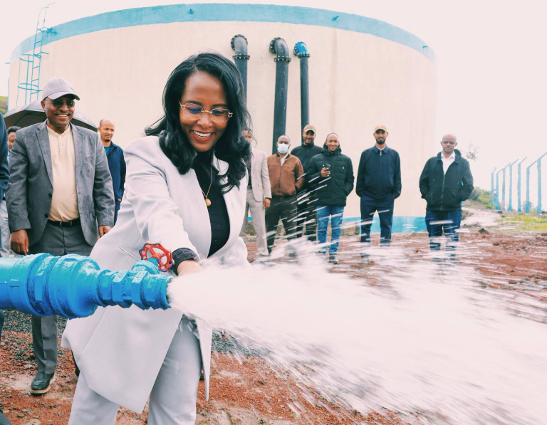 የከተማችንን የመጠጥ ውሃ የማምረት አቅም በቀን ወደ 910 ሺህ ሜትር ኪዩብ ማድረስ ችለናል- ከንቲባ አዳነች አቤቤ