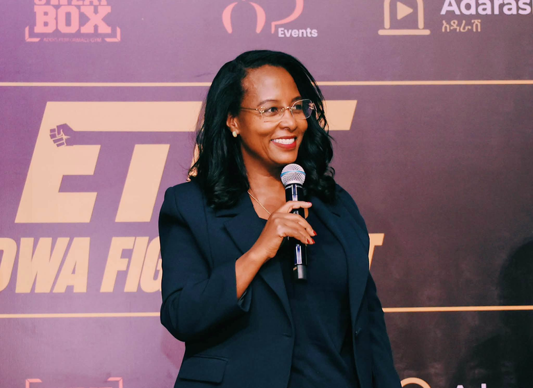 ከንቲባ አዳነች አቤቤ በዓድዋ ፋይት ናይት ውድድር በመገኘት ወጣቶችን አበረታቱ